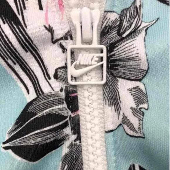 NIKE VIBRANT HYPER Floral Print Women's ATHLETIC BOMBER Jacket XS - Picture 7 of 9